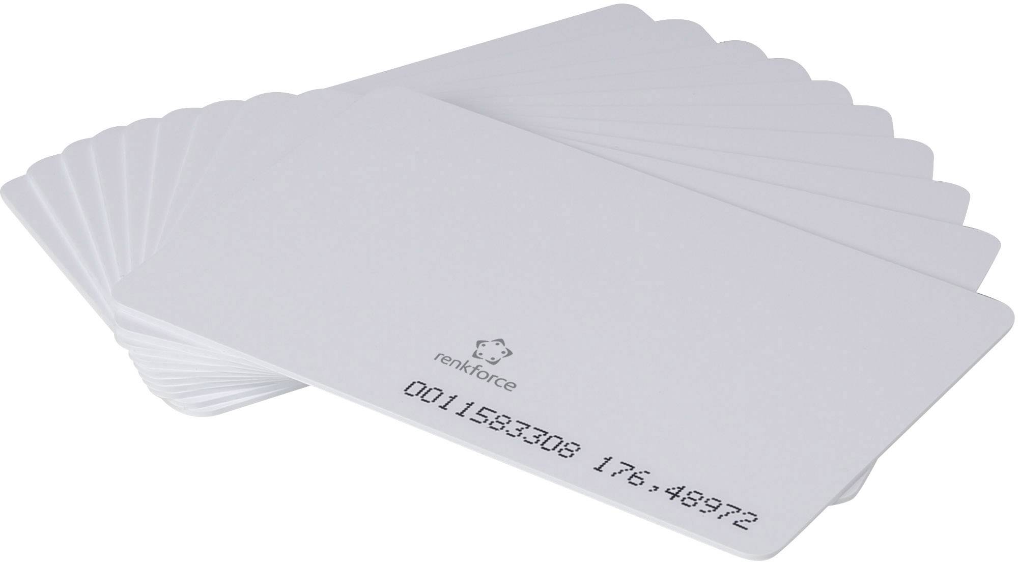 Renkforce 1308120 Carte transpondeur jeu de 10