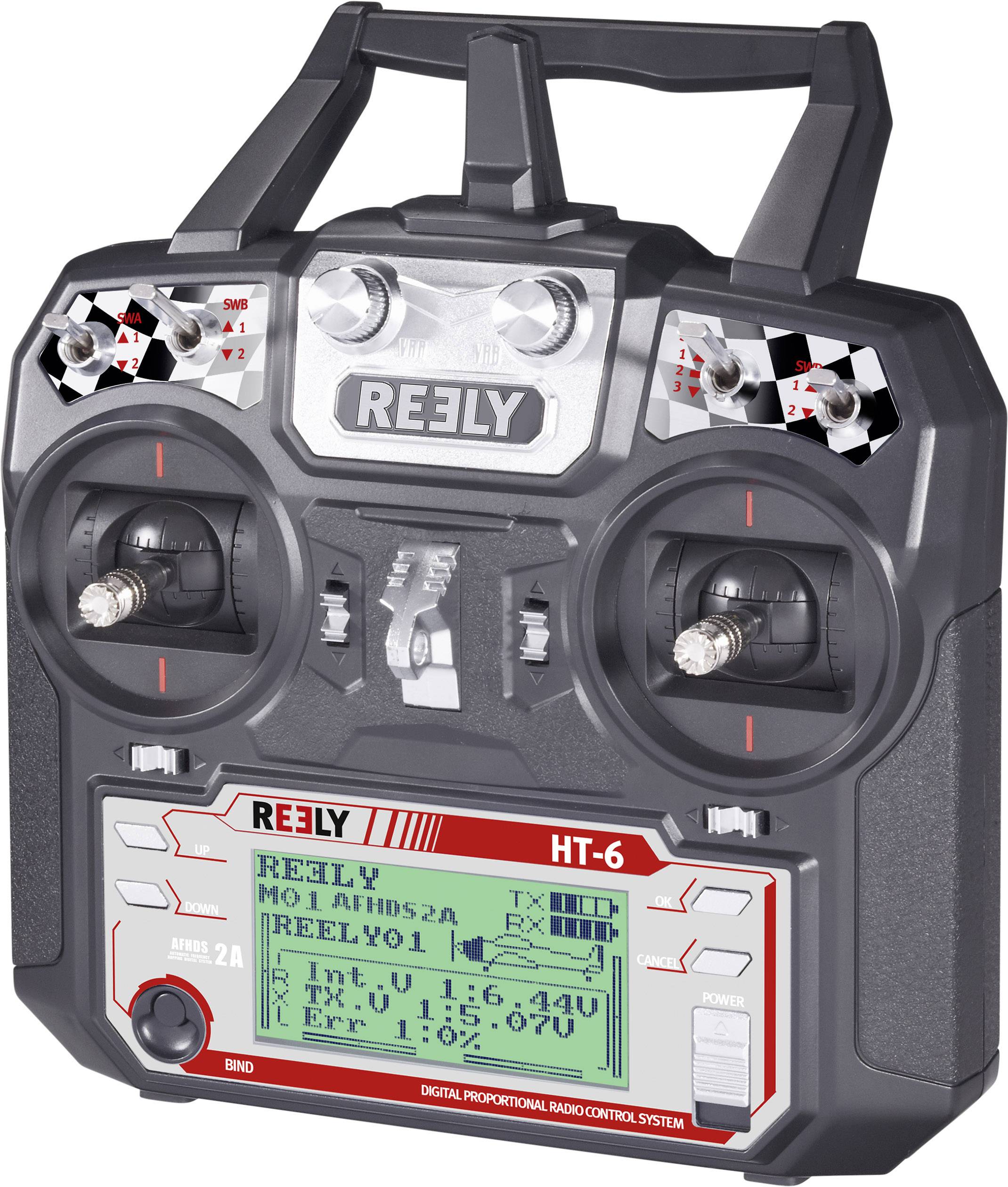 Radiocommande manuelle Reely HT-6 avec récepteur 2,4 GHz Nombre de canaux: 6
