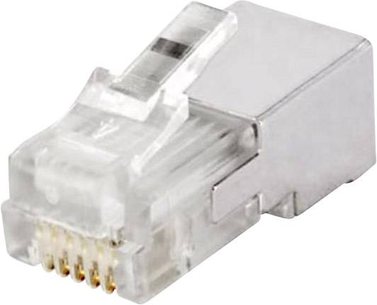 Fiche modulaire mâle econ connect MPL6/6RG RJ12 mâle, droit Pôle: 6 métal