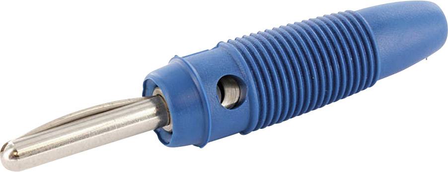 Fiche banane mâle Ø de la broche: 4 mm econ connect LAS4BLE bleu
