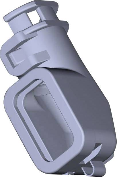 Capot droit pour femelle & boîtier languette A TE Connectivity HDSCS, MCP 1670150-1