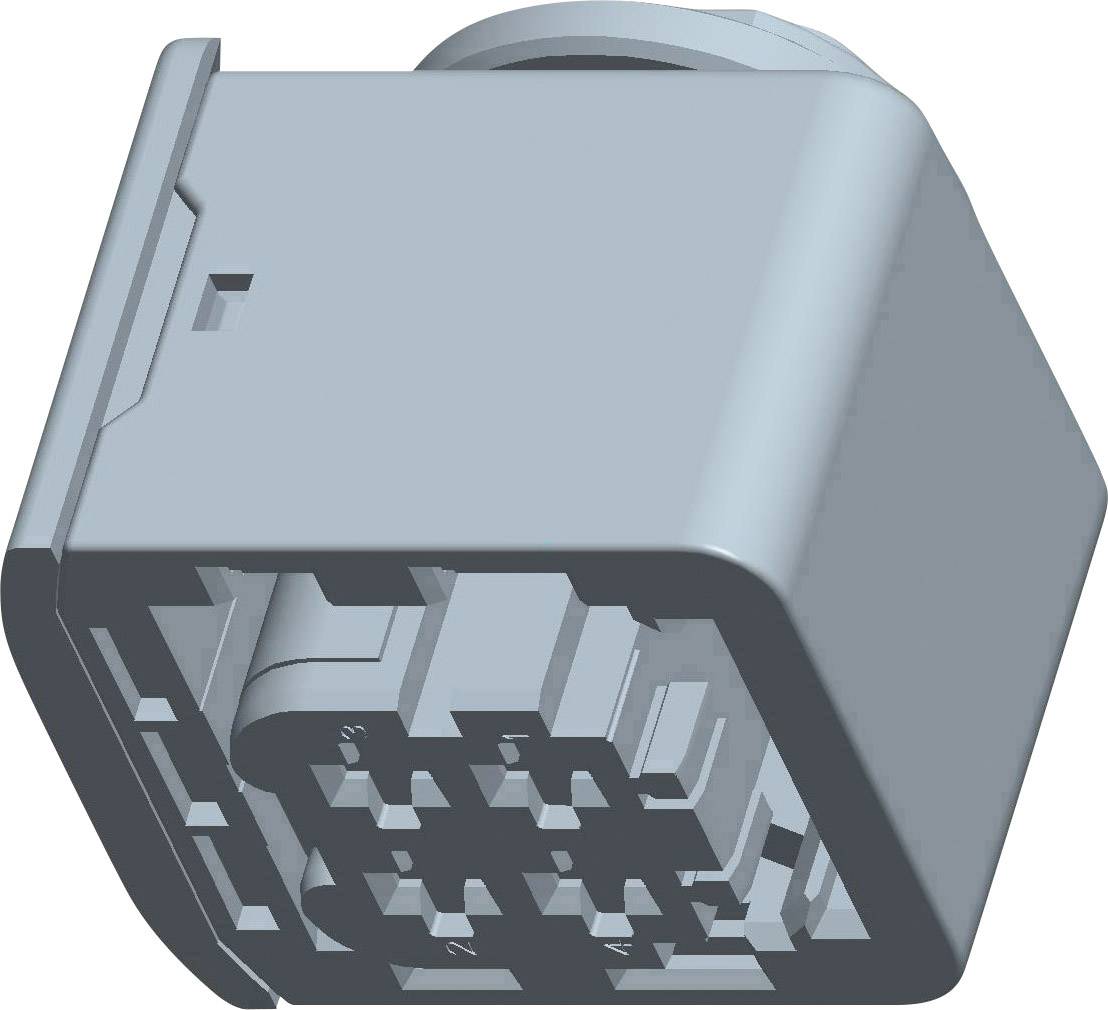 TE Connectivity Boîtier femelle pour câble série HDSCS, MCP Nbr total de pôles 4 1-1418390-1