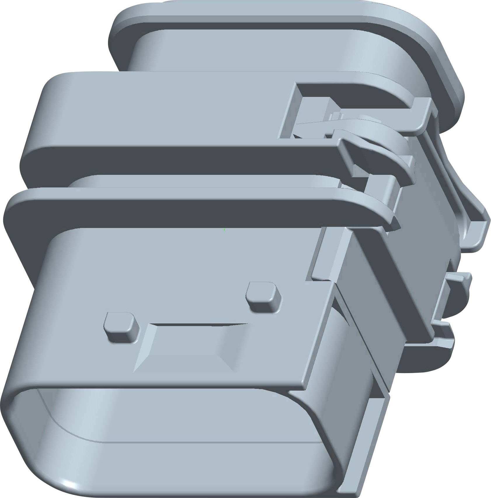 TE Connectivity Boîtier femelle pour platines série HDSCS, MCP Nbr total de pôles 8 1-1564522-1 1 pc(s)