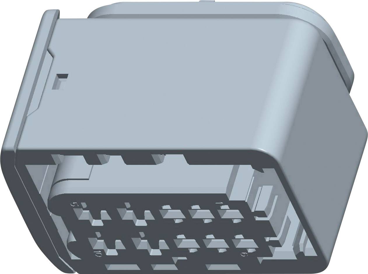 TE Connectivity Boîtier femelle pour câble série HDSCS, MCP Nbr total de pôles 10 1-1564514-1