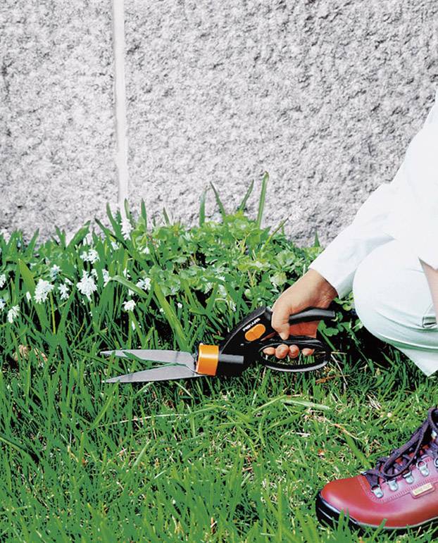 Cisaille pour bordure de gazon Fiskars GS42 1000589 320 mm Bypass