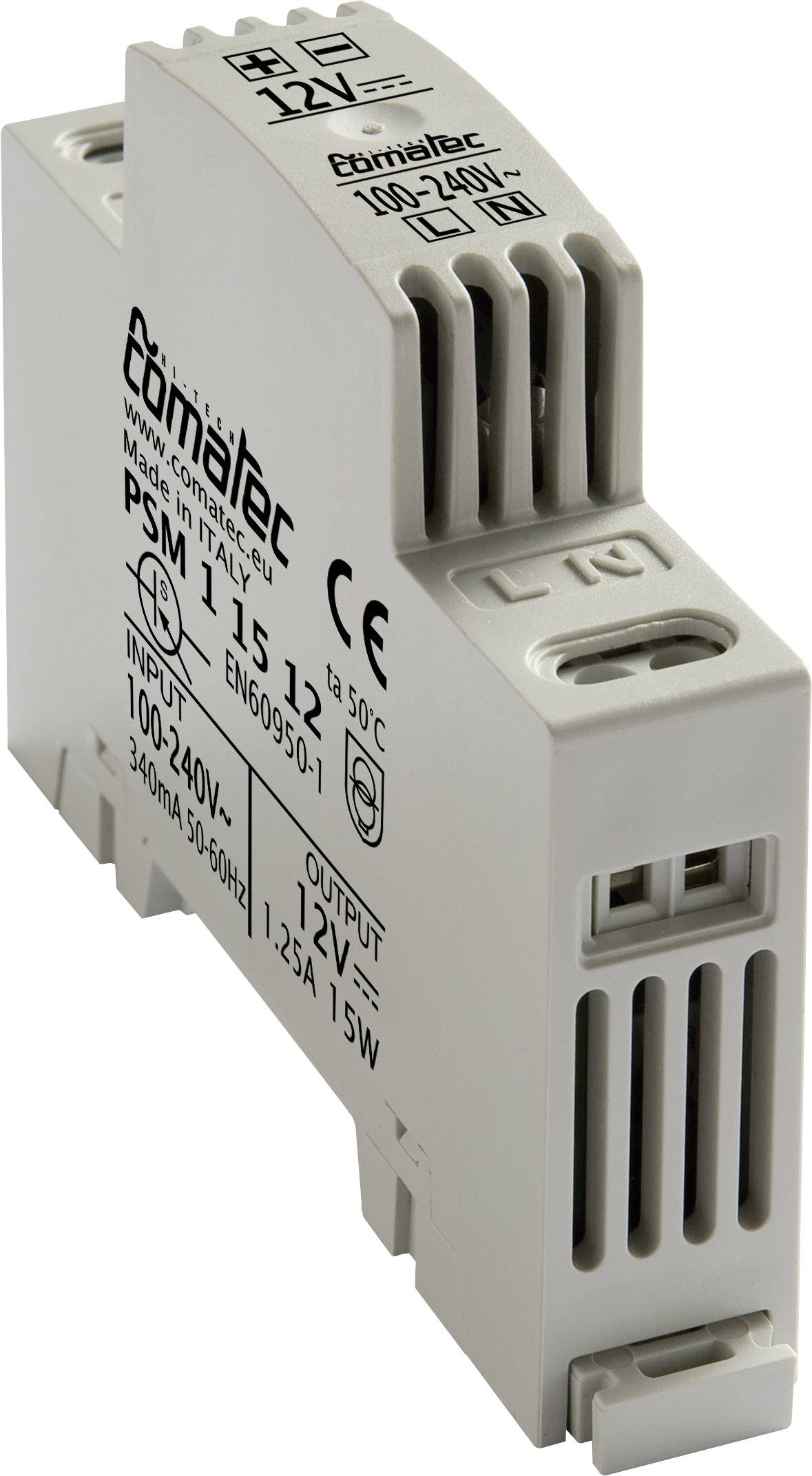 Alimentation rail DIN série PSM Comatec PSM1/15.12 N/A 15 W 1 pc(s)