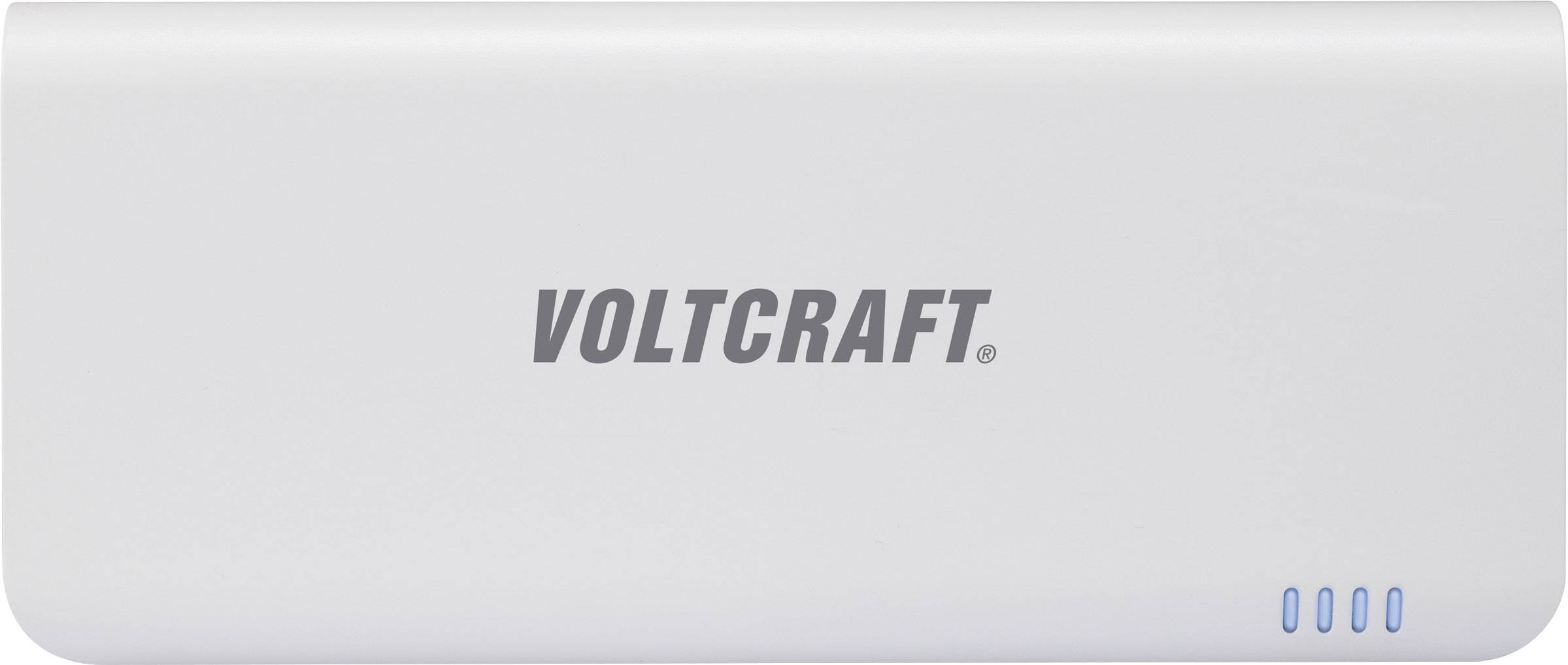 VOLTCRAFT PB-18 Powerbank (batterie supplémentaire) 13000 mAh Li-Ion blanc
