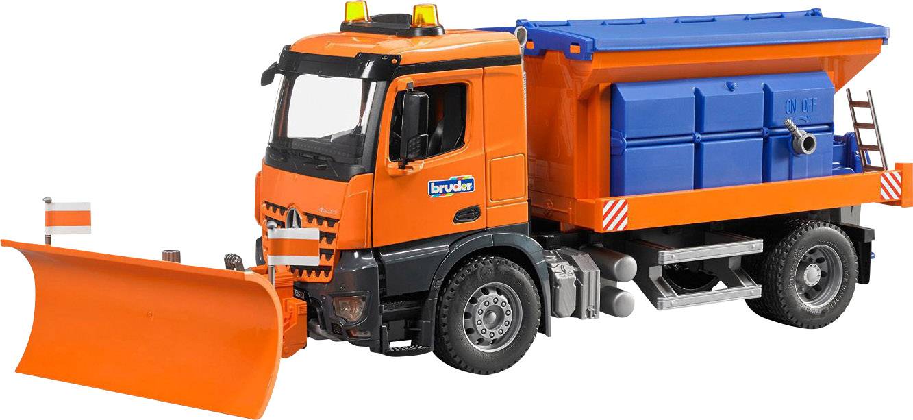 Bruder MB Arocs Winterdienst mit Räumschild