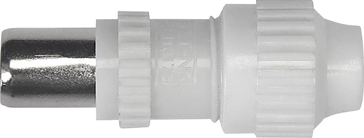 Connecteur coaxial IEC mâle Diamètre de câble: 6.8 mm