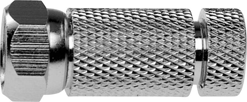 Connecteur mâle F avec double joint (avant/arrière) Diamètre de câble: 6.8 mm