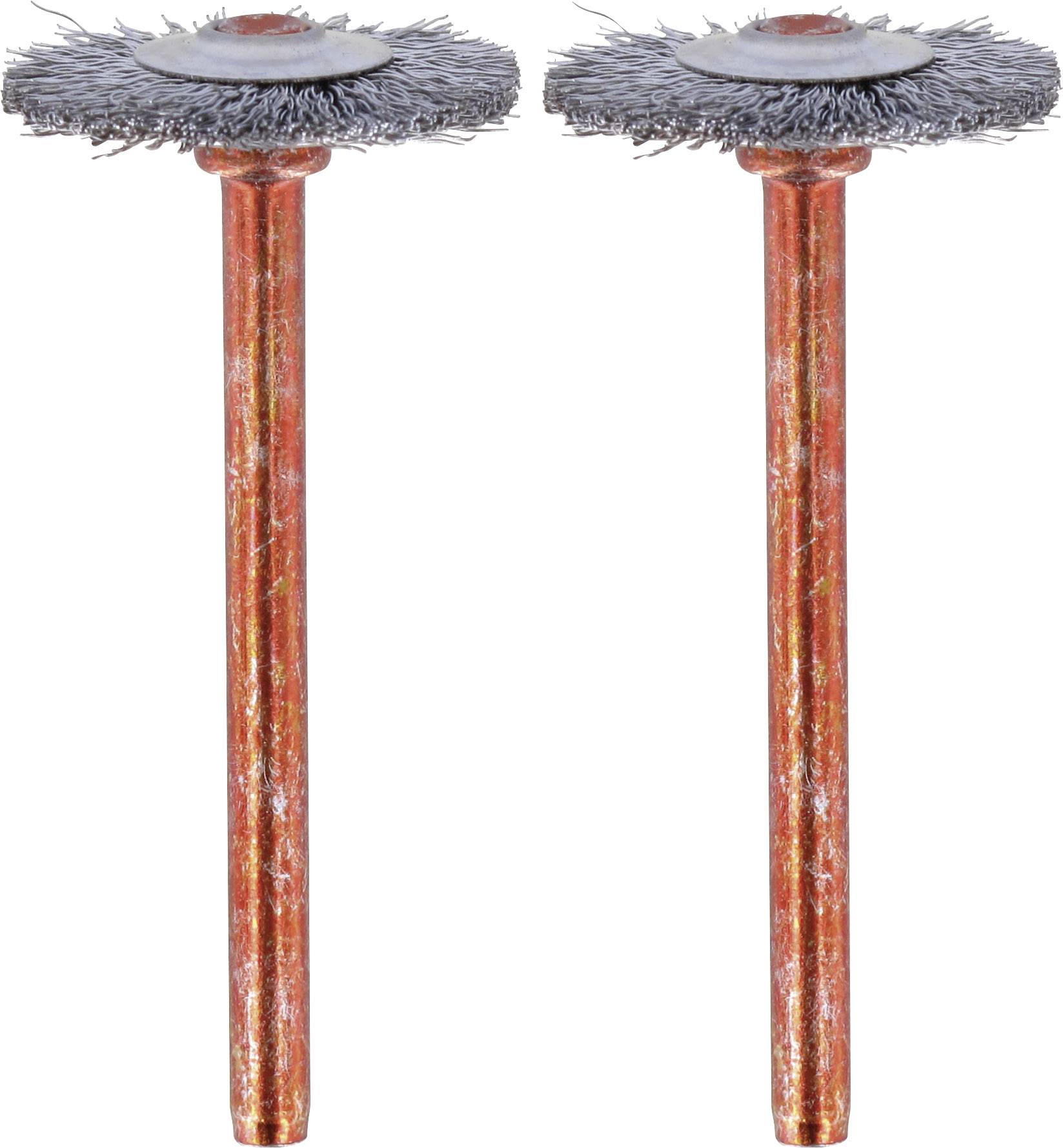 Brosse en acier inoxydable Dremel 530 26150530JA N/A N/A Diam. tige 3.2 mm 2 pc(s)