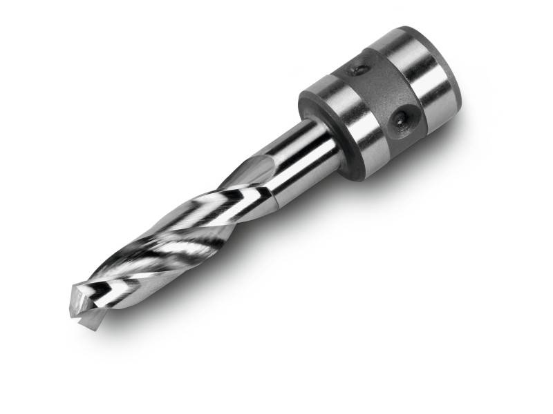 Foret en métal à tête de coupe hélicoïdale et tige cylindrique. Idéal pour le perçage précis des surfaces métalliques.