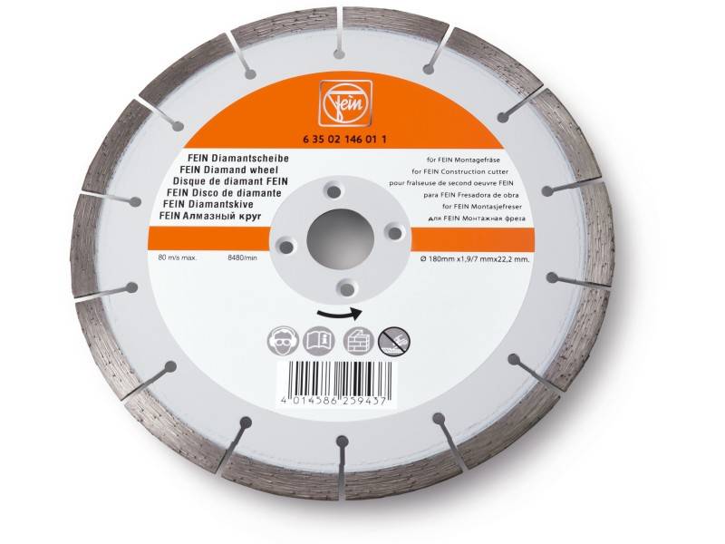 Disque diamant 180 mm Fein 63502146011