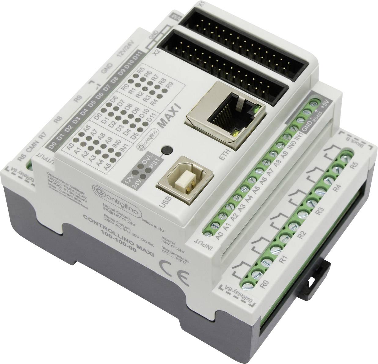 Module de commande Controllino MAXI 100-100-00 12 V/DC, 24 V/DC