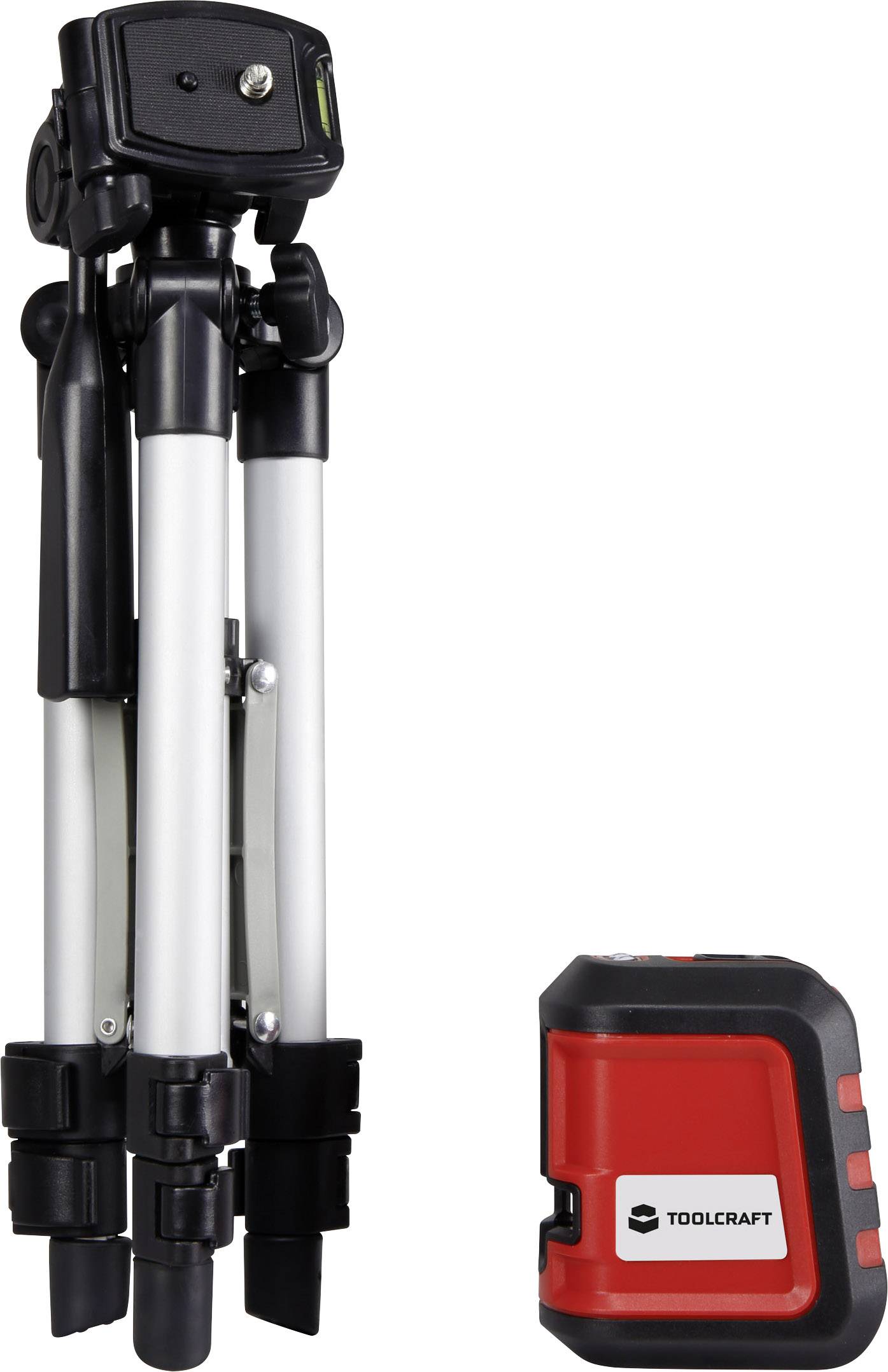 Laser en croix TOOLCRAFT CL8 TO-6425604 avec trépied, autonivelant
