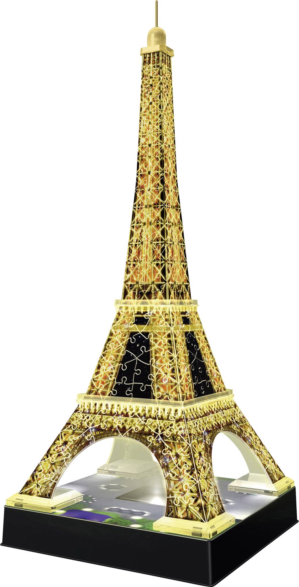 Tour Eiffel de Ravensburger la nuit 12579 Eiffelturm bei Nacht 1 pc(s)