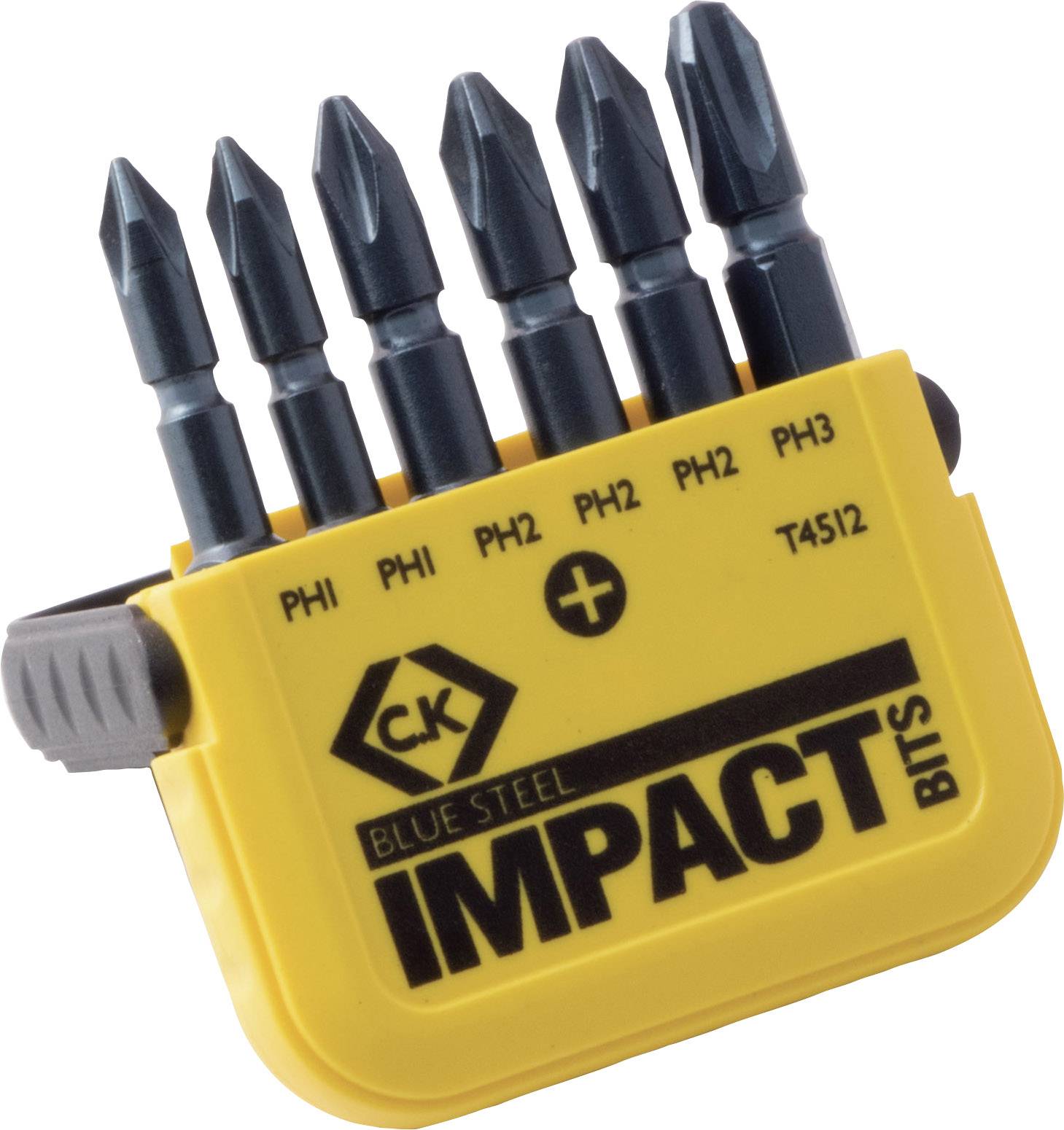 C.K T4512 Jeu d'embouts 6 pièces cruciforme Phillips technologie Torsion Control