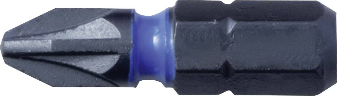 Embout Phillips avec renfort en caoutchouc bleu, adapté pour tournevis.