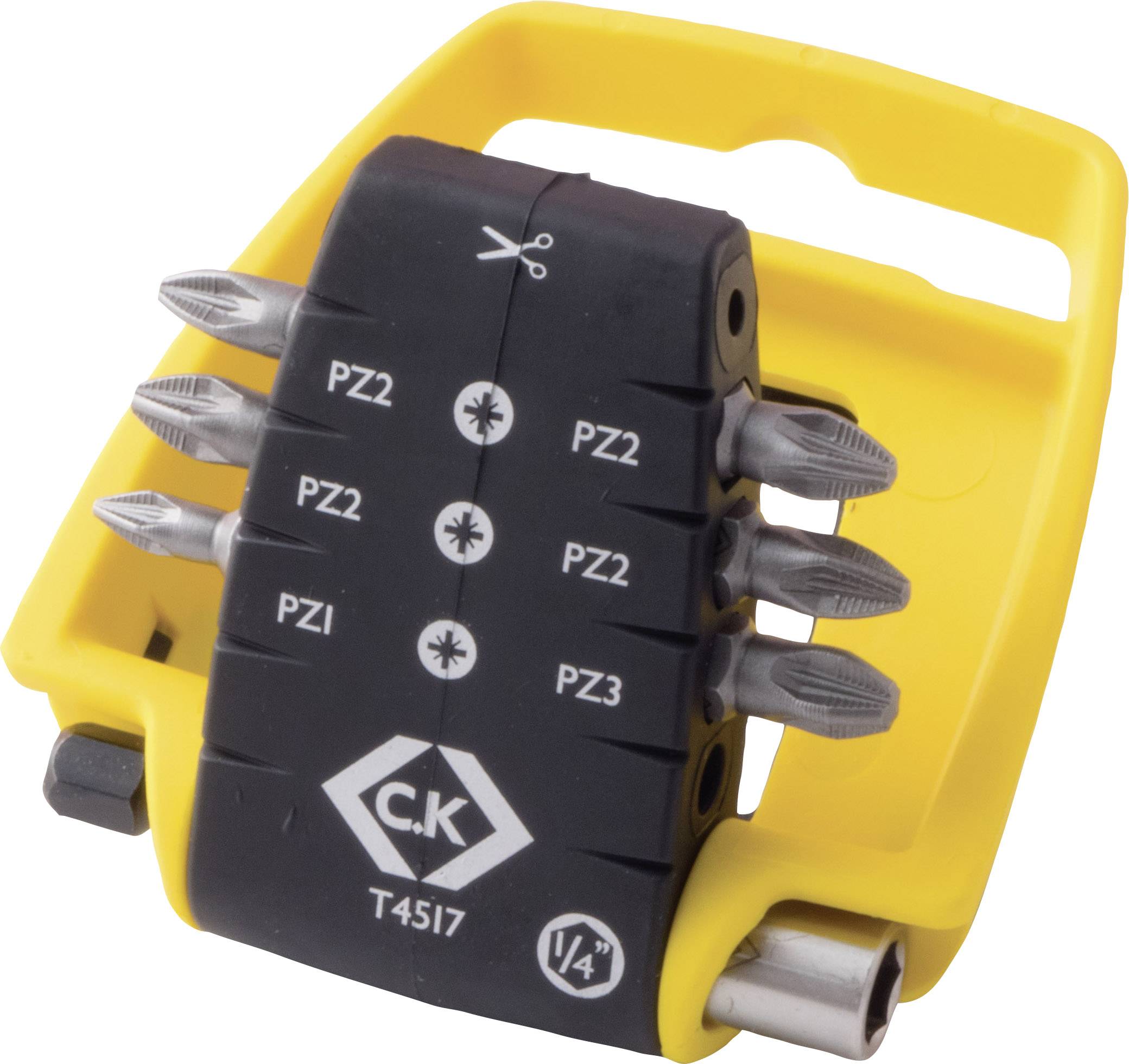 C.K T4517 Jeu d'embouts 7 pièces vis Pozidriv