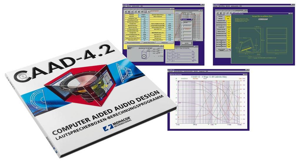 Programme de calcul pour enceinte Monacor CAAD-4.2 1 pc(s)