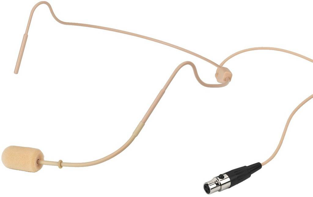 IMG Stageline HSE-310/SK Micro-casque Micro de chant Type de transmission (détails):filaire mini-XLR filaire