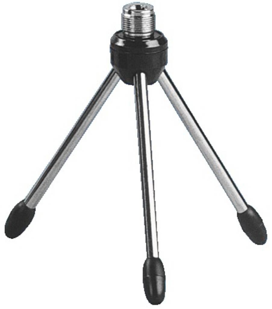 Monacor MS-4 Trépied de table pour microphone Filetage extérieur: 5/8"