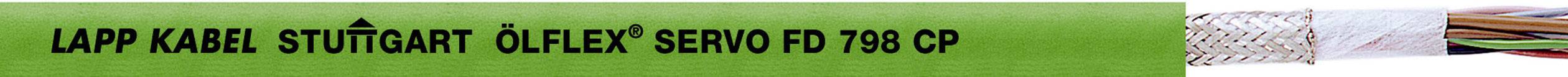 LAPP ÖLFLEX® SERVO FD 798 CP Câble codeur 8 x 0.25 mm² + 2 x 0.50 mm² vert 36927/100 100 m