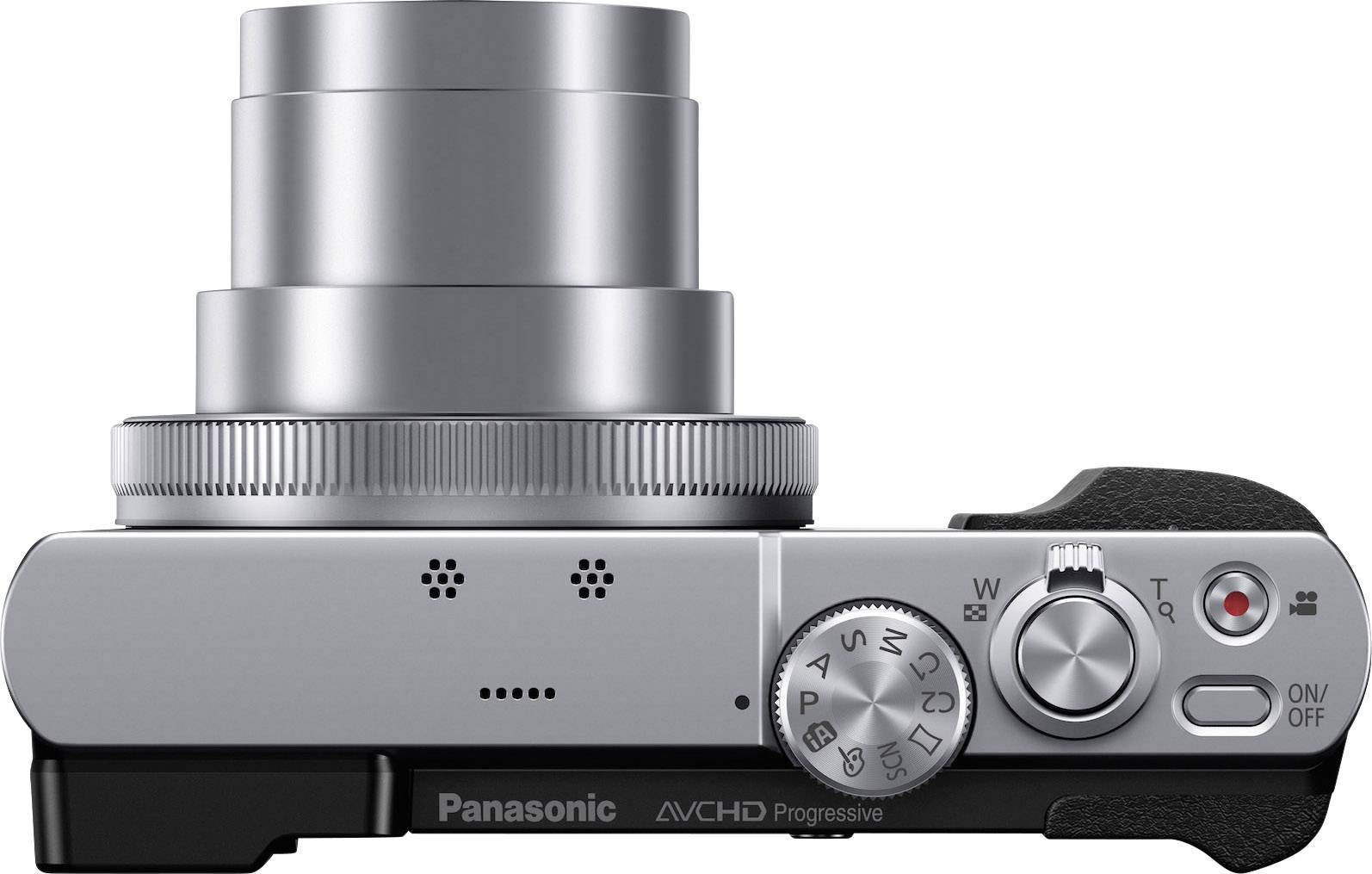 Panasonic DMC-TZ71EG-S Appareil photo numérique 12.1 Mill. pixel Zoom optique: 30 x argent boîtier, avec accu WiFi