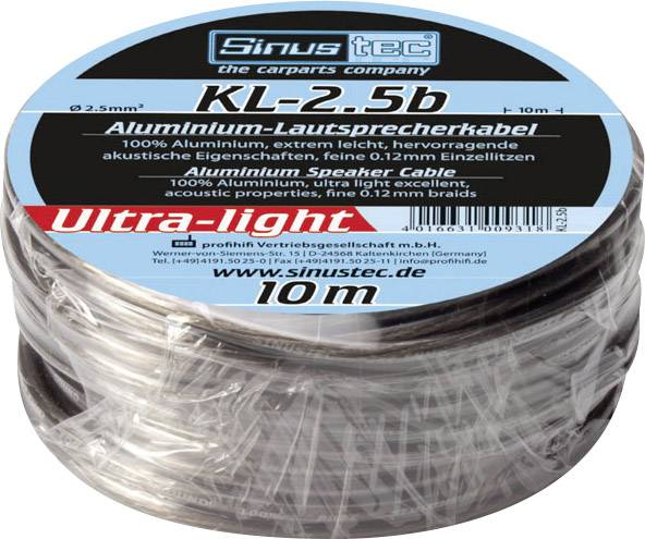 Set de connexion pour ampli HiFi auto Sinustec KL-2,5b