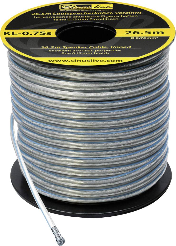 Set de connexion pour ampli HiFi auto Sinustec KL-0,75s