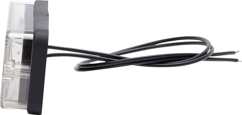 Feu de recul arrière blanc SecoRüt 95702 verre transparent extrêmités de câble ouvertes 12 V, 24 V