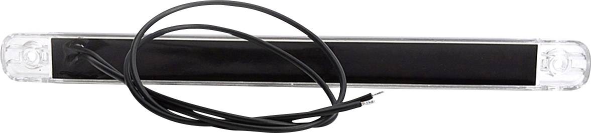 Feu de gabarit avant blanc SecoRüt 95722 verre transparent extrêmités de câble ouvertes 12 V, 24 V