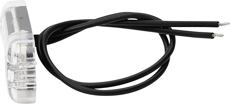 Feu de gabarit avant blanc SecoRüt 95716 verre transparent extrêmités de câble ouvertes 12 V, 24 V