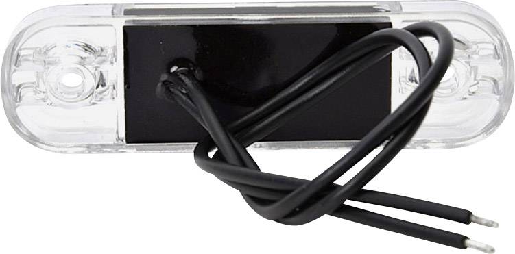 Feu de gabarit avant blanc SecoRüt 95716 verre transparent extrêmités de câble ouvertes 12 V, 24 V