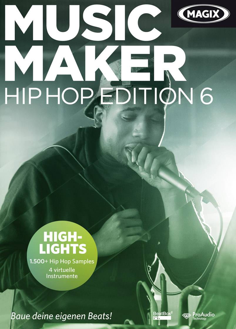 Magix Music Maker Hip Hop Edition 6 Vollversion, 1 Lizenz Windows Musik-Software
