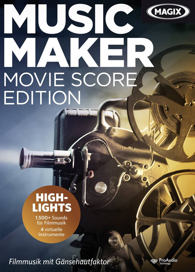 Magix Music Maker Movie Score Edition version complète, 1 licence Windows Logiciel de musique
