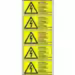 Etiquette combinée dans l'électrotechnique 105 x 52 mm TE Connectivity ESSW 1-1768020-8 105 mm x 52 mm () Etiquette combinée dans l'électrotechnique 105 x 52 mm TE Connectivity ESSW 1-1768020-8 105 mm x 52 mm ()