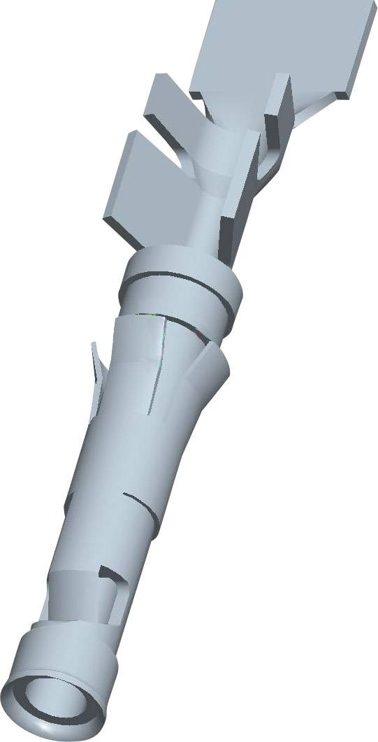 TE Connectivity 66360-4 Contact unique pour connecteurs circulaires Contact femelle Nombre total de pôles: 1 Série (connecteur