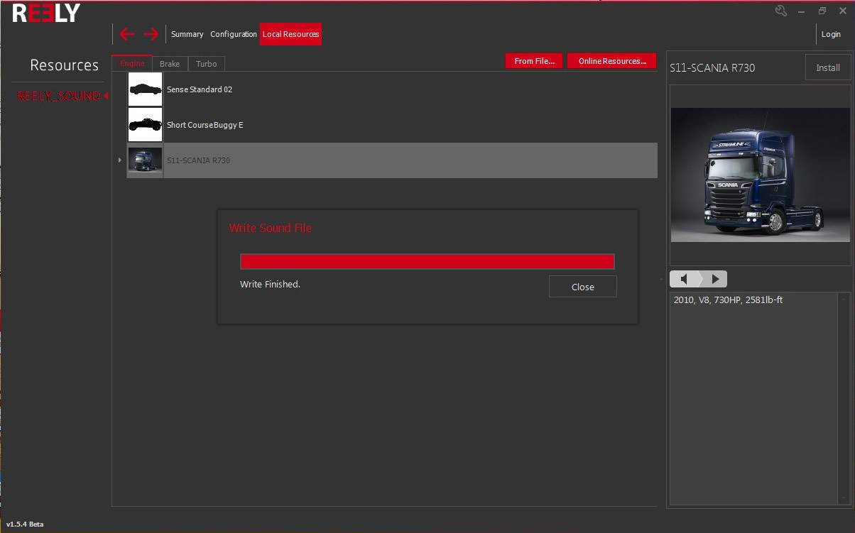 Simulateur sonore REELY