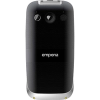 Téléphone portable pour séniors Emporia Euphoria avec station de charge, Touche SOS noir Téléphone portable pour séniors Emporia Euphoria avec station de charge, Touche SOS noir
