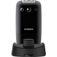 Téléphone portable pour séniors Emporia Euphoria avec station de charge, Touche SOS noir Téléphone portable pour séniors Emporia Euphoria avec station de charge, Touche SOS noir