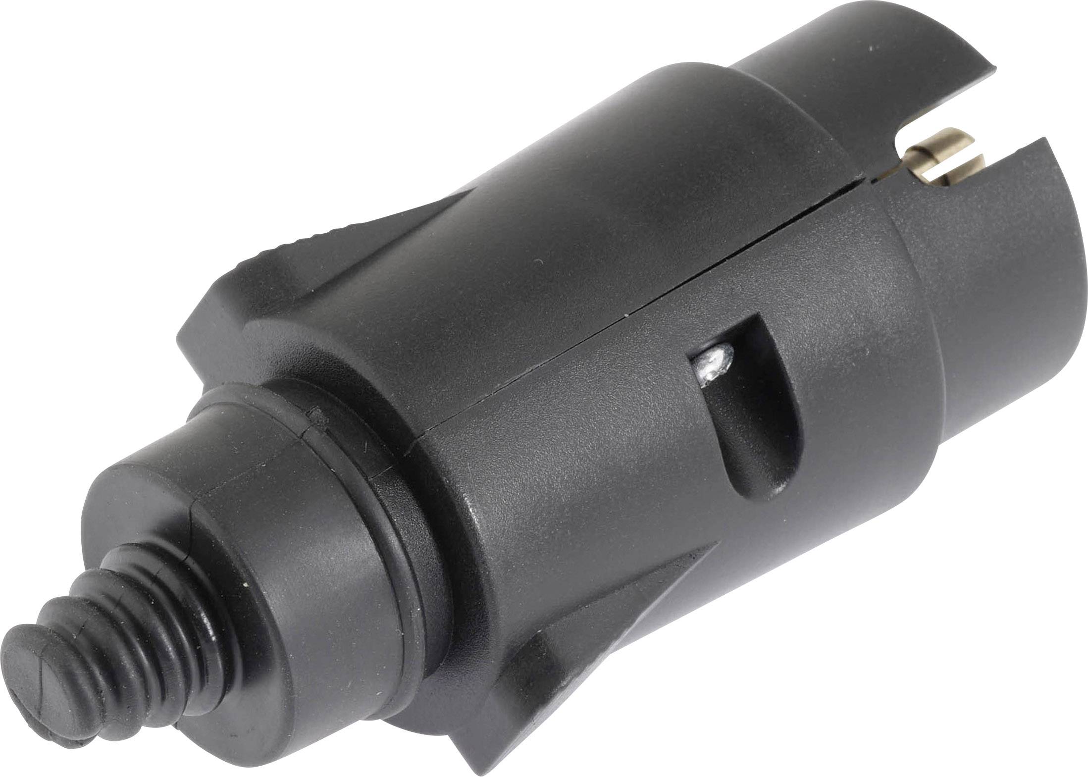 Prise mâle pour remorque DINO 130077 [prise femelle 7 pôles - prise mâle 7 pôles] plastique ABS