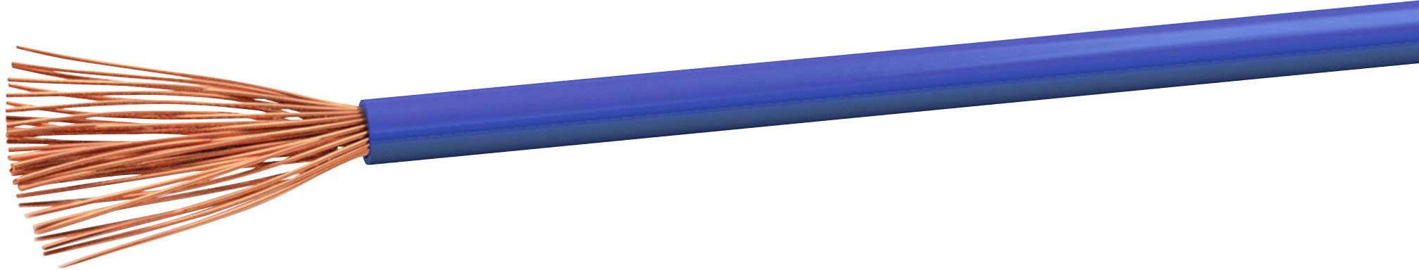 Câble gainé H07V-K VOKA Kabelwerk H07VK4BL 1 x 4 mm² bleu 100 m