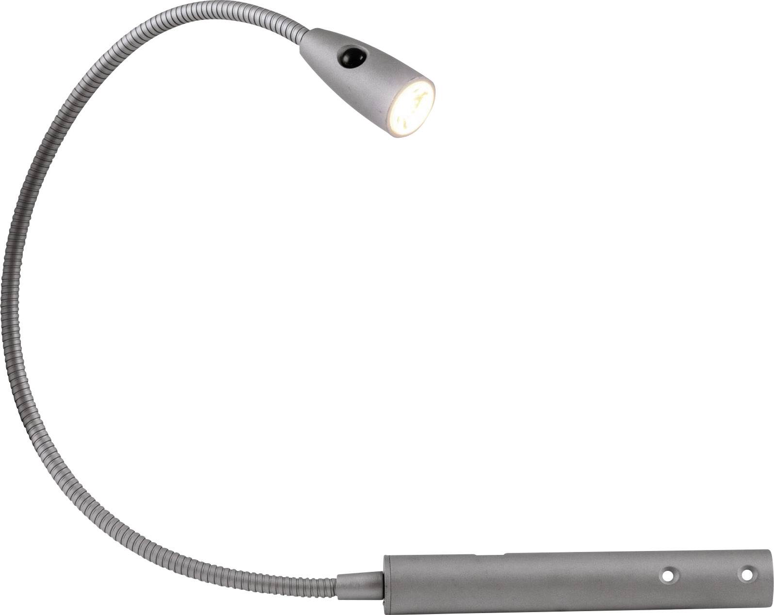 Heitronic Berta 27745 Lampe de chevet à LED LED LED intégrée 1.5 W blanc chaud argent