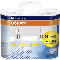 Osram Automotive 4062172388122 Ampoule halogène Ultra Life H1 55 W 12 V Osram Automotive 4062172388122 Ampoule halogène Ultra Life H1 55 W 12 V