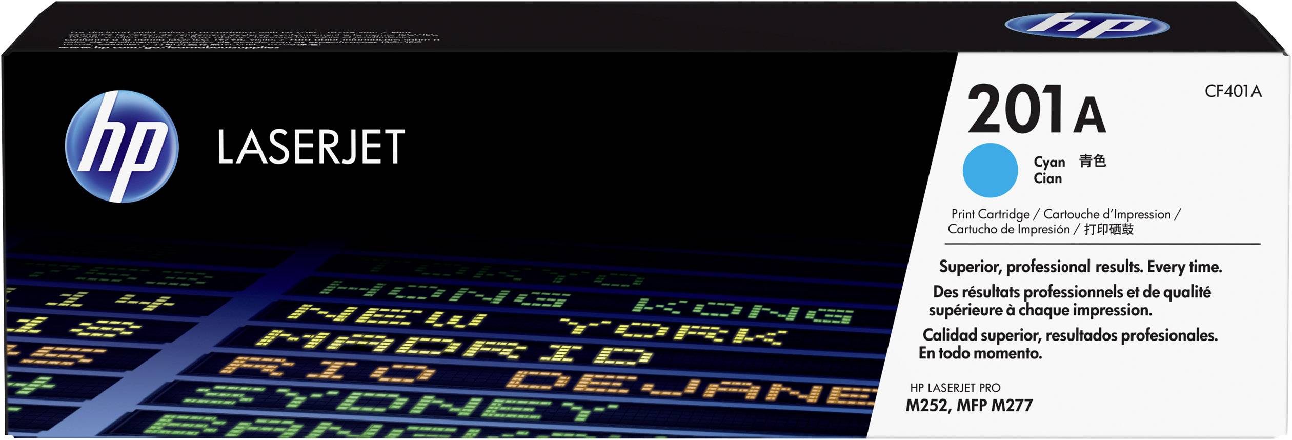 Cassette de toner d'origine HP 201A cyan CF401A