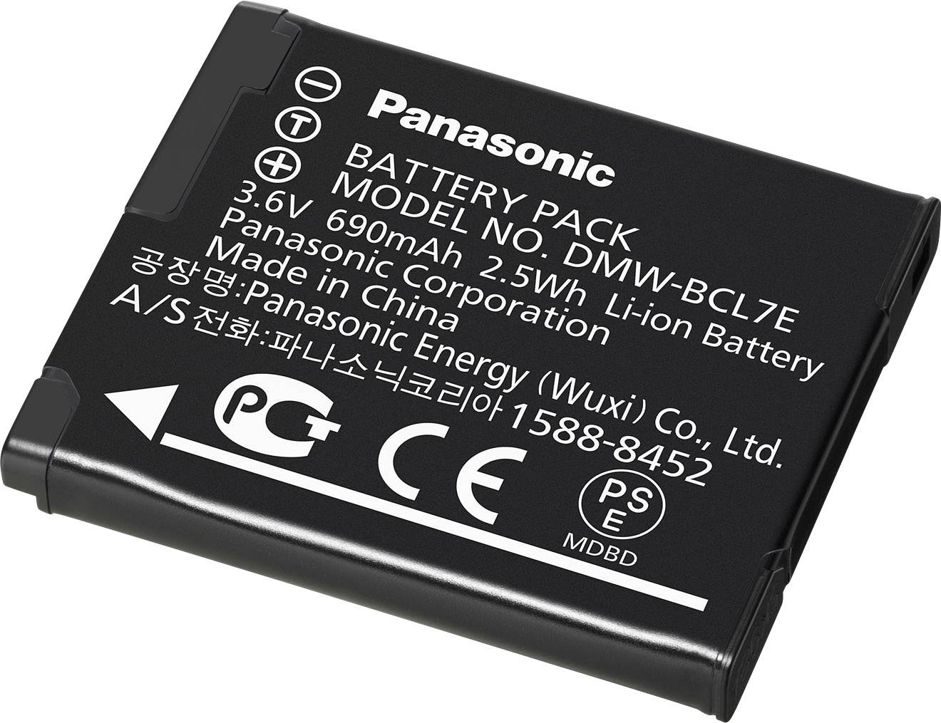 Batterie pour appareil photo Panasonic DMW-BCL7E 3.6 V 680 mAh DMW-BCL7E