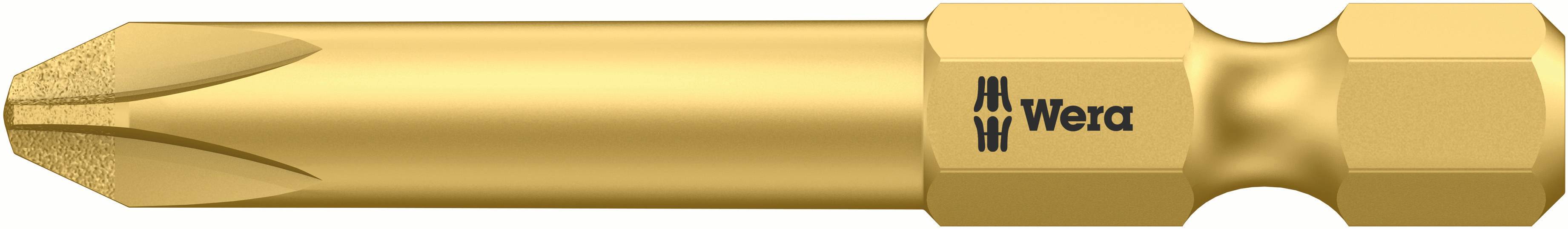 Embout cruciforme PH 1 Wera 05134950001 Acier à outils allié, extra-dur Forme (embouts): F 6.3 1 pc(s)