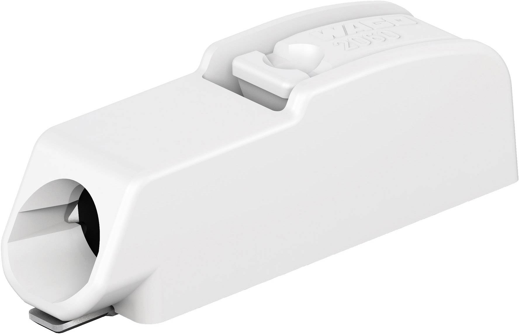 Bornier à ressort WAGO 2060-451/998-404-1 0.75 mm² Nombre de pôles 1 blanc