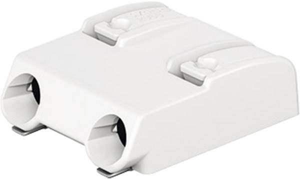 Bornier à ressort WAGO 2060-852/998-404 0.75 mm² Nombre de pôles 2 blanc